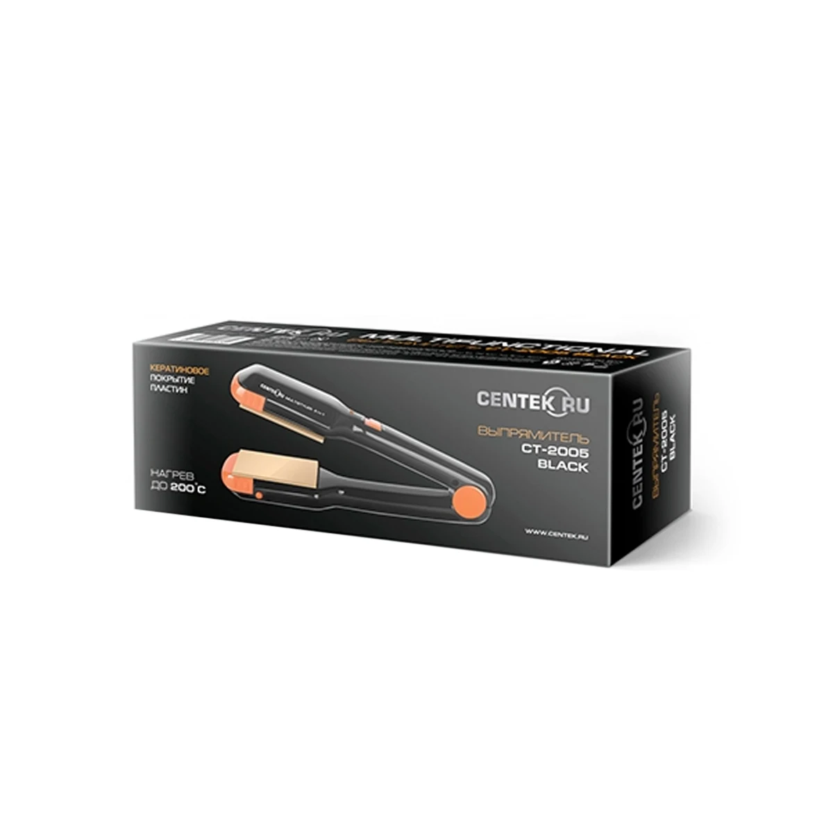Выпрямитель Centek CT-2005 Black | Уход за волосами и укладка