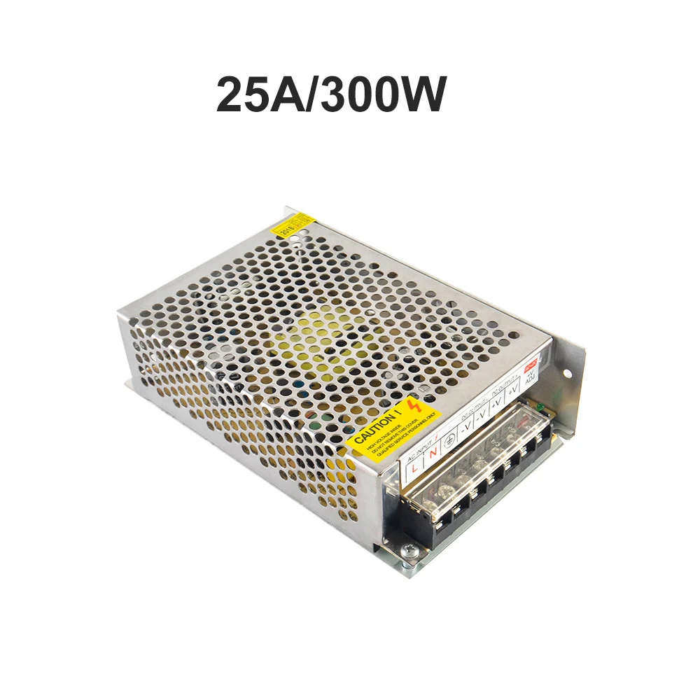 DIDIHOU DC 12V светильник ing трансформаторы импульсный источник питания Модуль Драйвер адаптер светодиодные ленты светильник - Цвет: 12V 25A