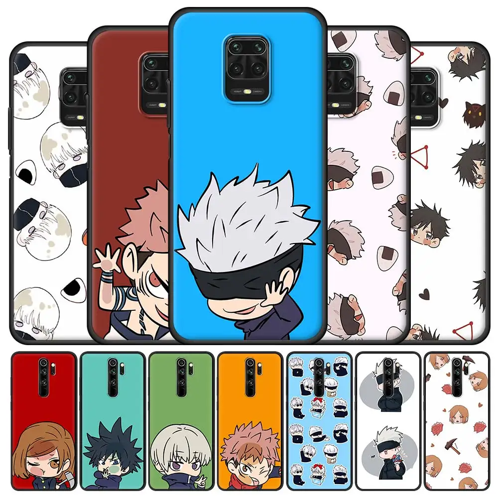

Jujutsu kaisen Gojo Satoru For Xiaomi Redmi Note 9S 8 Pro 8T 9 7 7A 8A 9A 9C 6A Silicon Case For Redmi Note 10 Pro Phone Cover