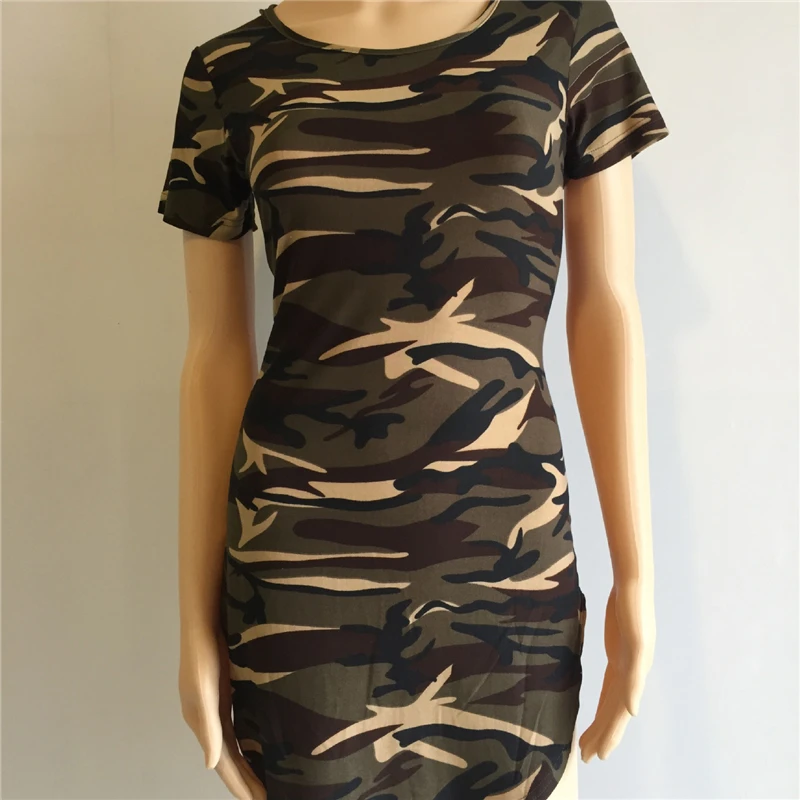 Женское модное камуфляжное облегающее платье индивидуальный ночной магазин с