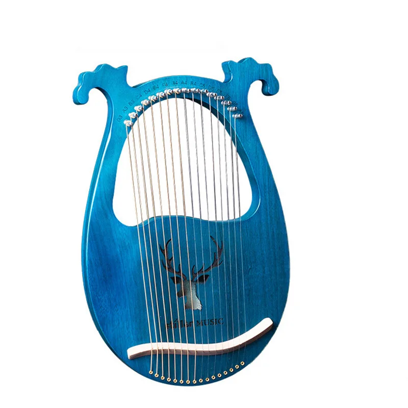 Лира Harp19 струны пианино деревянный из красного дерева музыкальный инструмент