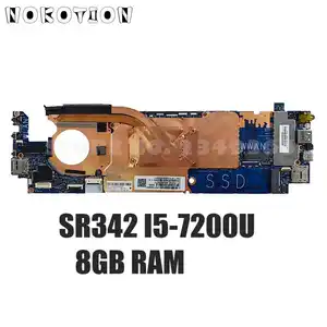 nokotion 923768 601 923768 001 923768 501 6050a2863101 mb a01 for hp x2 1012 g2 laptop motherboard sr342 i5 7200u cpu 8gb ram free global shipping