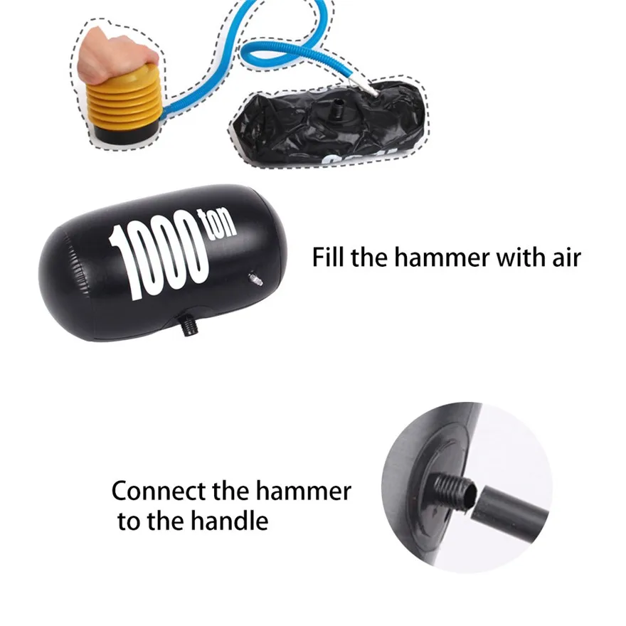 

Homyl Beach Swimming Inflatable Hammer, Children's Pool Beach Play Fun Tool, Lightweight and Soft