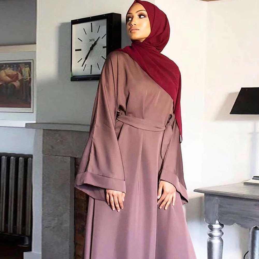 Abaya Дубай Турция мусульманская мода хиджаб платье кафтан ислам одежда