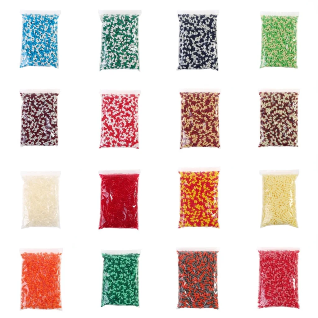 1000PC/bag Capsule Separated Box Empty Hard Vacant Gelatin Size1# Gel For Medicine Pill Refill Storage | Красота и здоровье