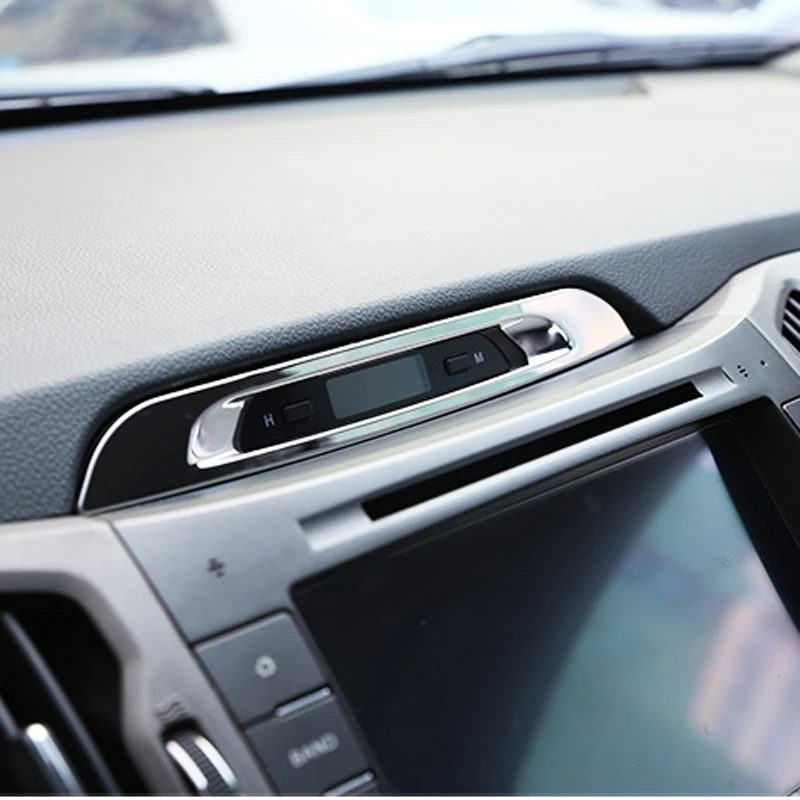 Интерьера автомобиля ABS центральный контроль украшения для Kia Sportage R 2011 2012 2013 2014 |