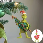 Полимерная Подвеска для рождественской елки Grinch, Рождественское украшение для рукоделия, Декор, рождественские украшения, подарок, 2022