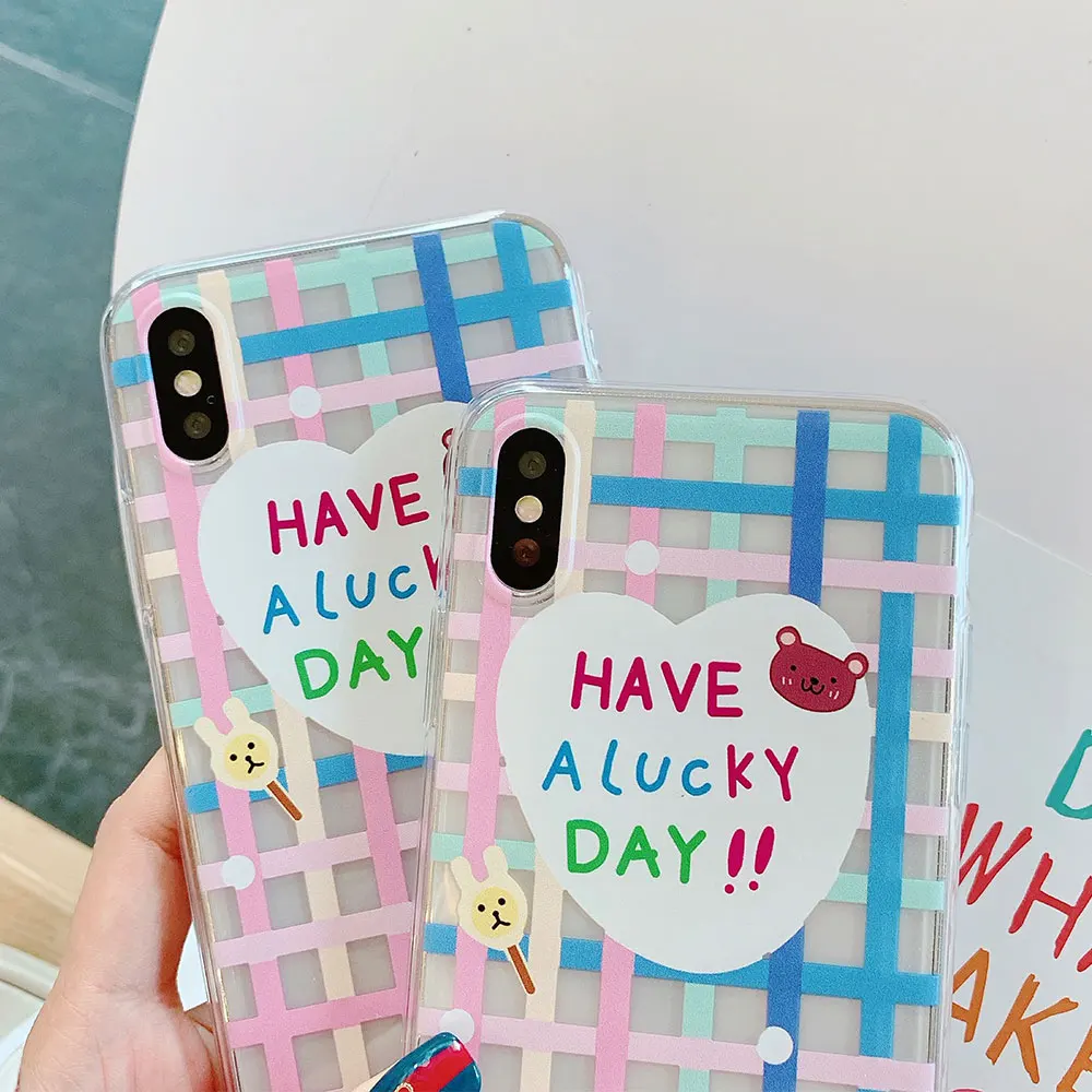 Чехол для телефона KISSCASE из ТПУ с мультяшным рисунком iPhone 11 мягкие чехлы XR Funda 8Plus XS