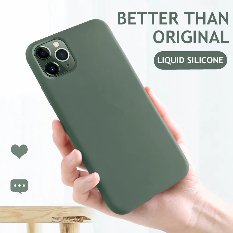 Original Liquid Silicone Case For Samsung galaxy A50 S10E A70 A60 S9 S8 Note 10 S10 Plus 9 A40 A30 A20 A10 M20 M30 Phone |