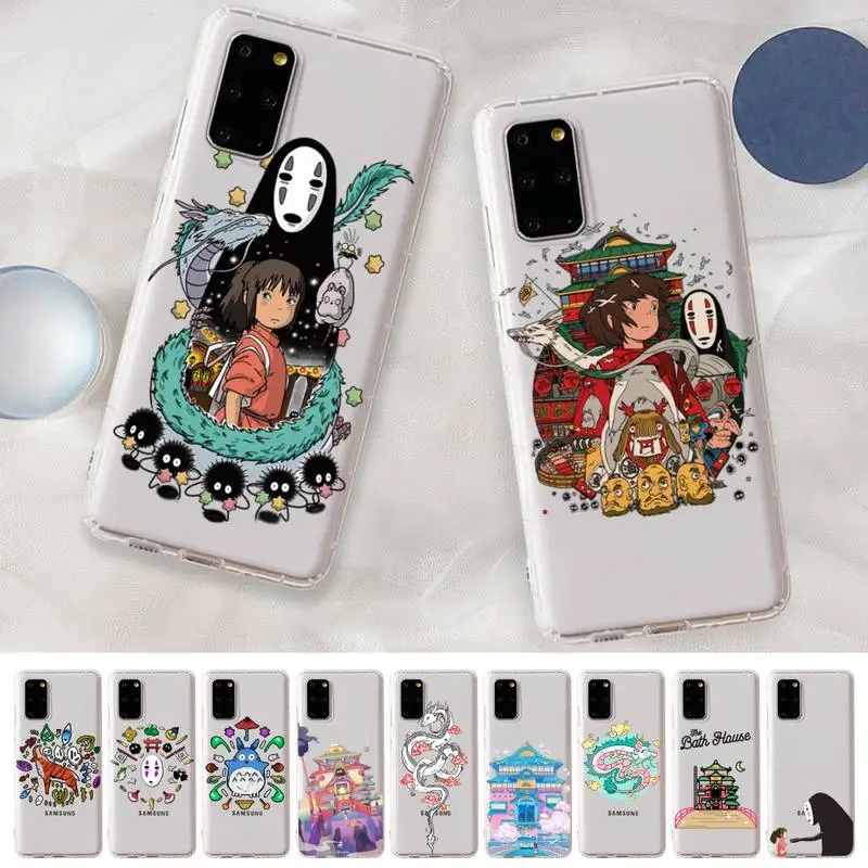 Yinuoda Cartoon Studio Ghibli Spirited Away Phone Case For Samsung A 10 20 30 50s 70 51 52 71 4g 12 31 21 31 S 20 21 plus Ultra
