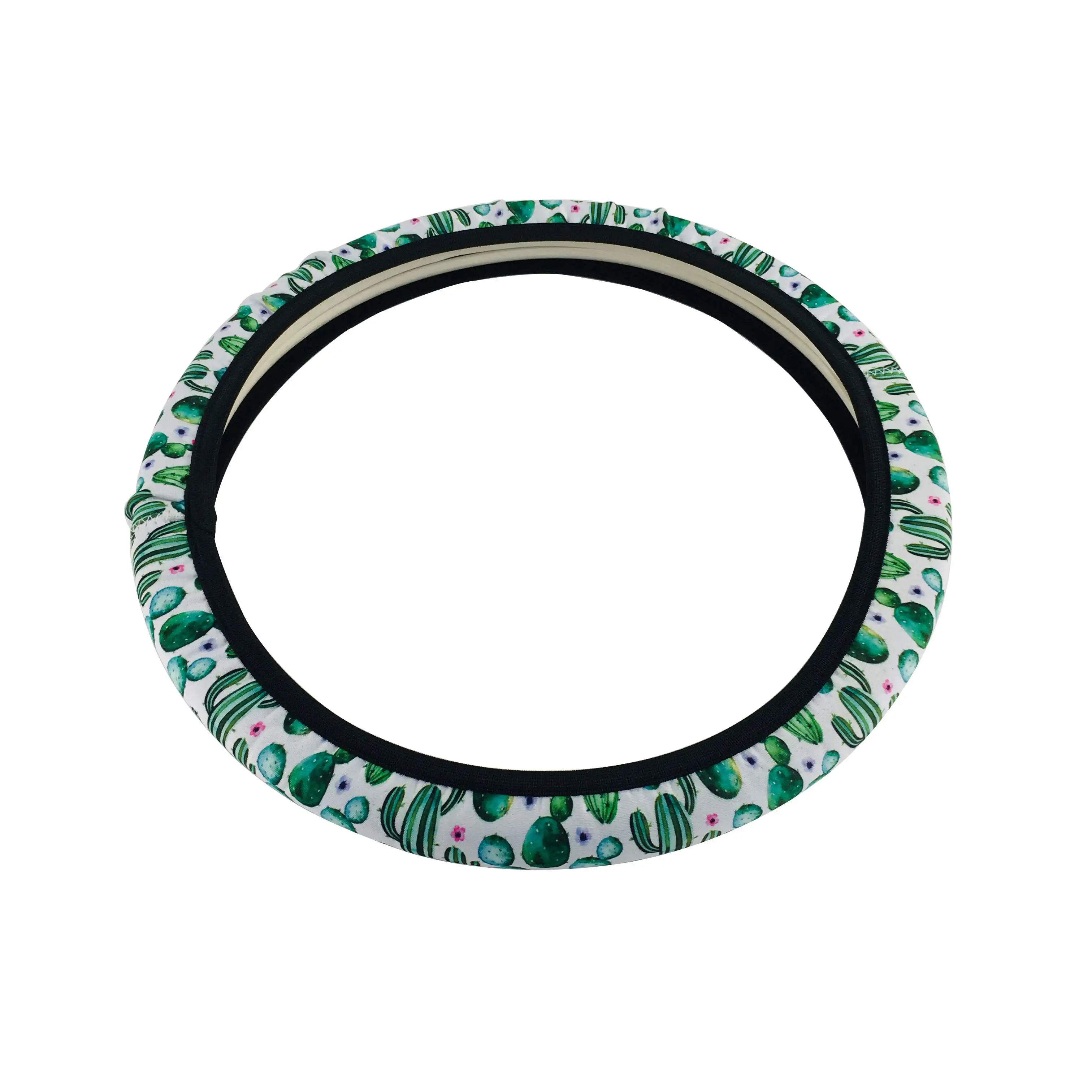 30pcs/lot new arrival neoprene sublimation steering wheel cover car custom print Wheel Steering Wraps sunflower cactus |