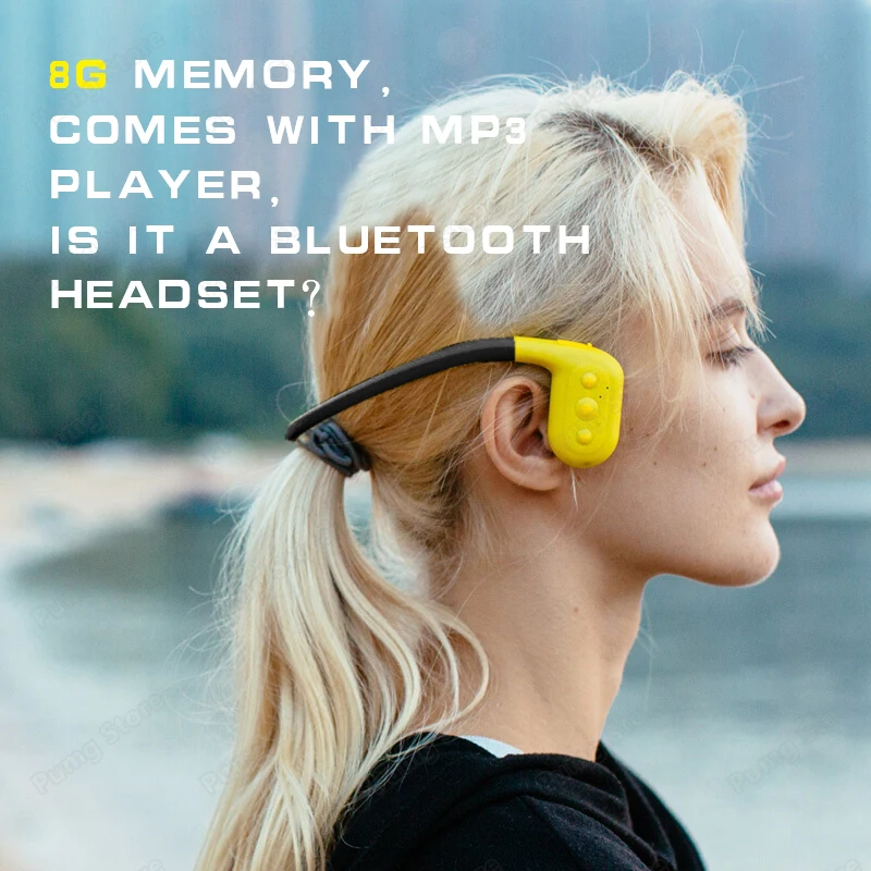 Tayogo IPX8 водонепроницаемый 8 Гб подводный MP3 музыкальный плеер костной проводимости наушники с FM bluetooth ПЕДО метр для плавания Спорт