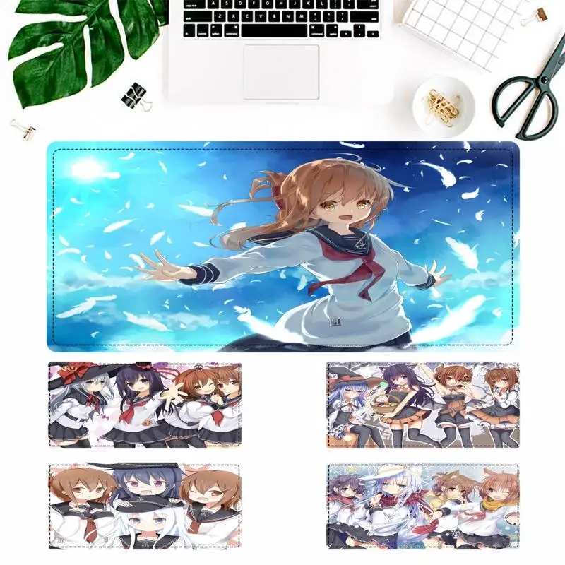 

Pattern KanColle Kantai Collection Inazuma Mouse Pad PC Laptop Gamer Mousepad Anime Antislip Mat Keyboard Desk Mat For Overwatch