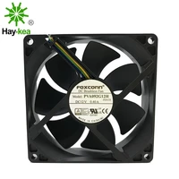 for foxconn 9cm 9225 92x92x25mm dc 12v 0 4a 4 pin pwm fan air volume pva092g12h for dell hp cooling fan