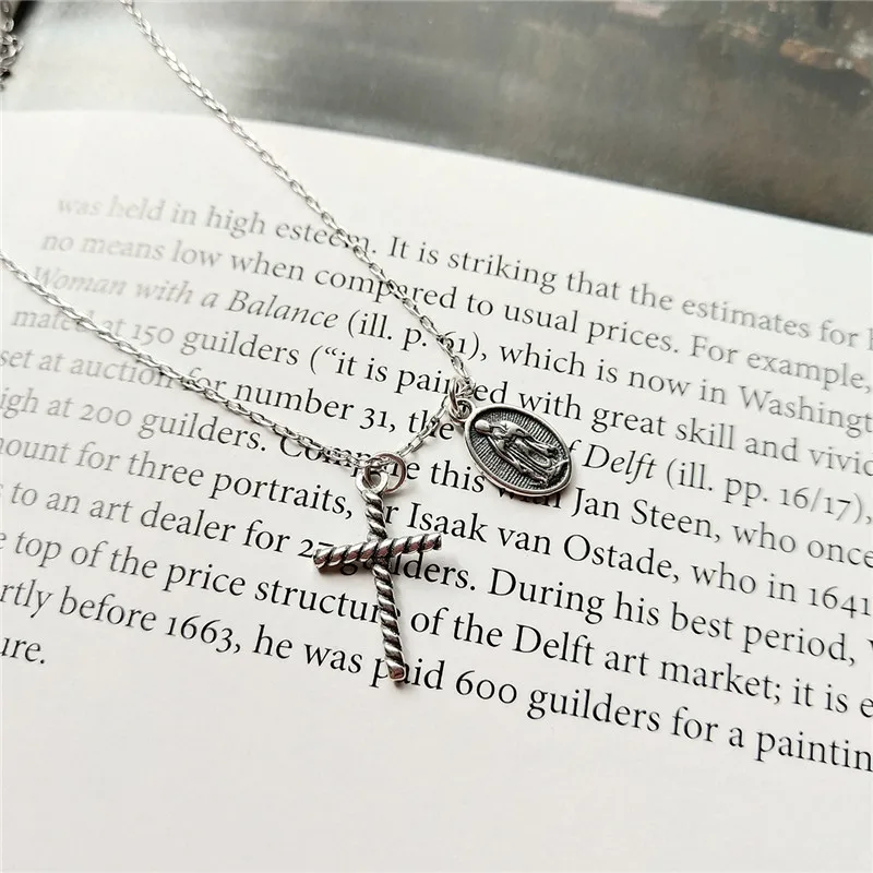 Женское винтажное ожерелье RUIYI из настоящего серебра 925 пробы стильное с