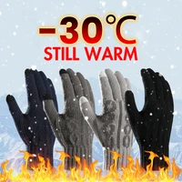 autumn winter warm mens touchscreen gloves men windproof warm keep outdoor camping hiking gloves sports full finger gloves