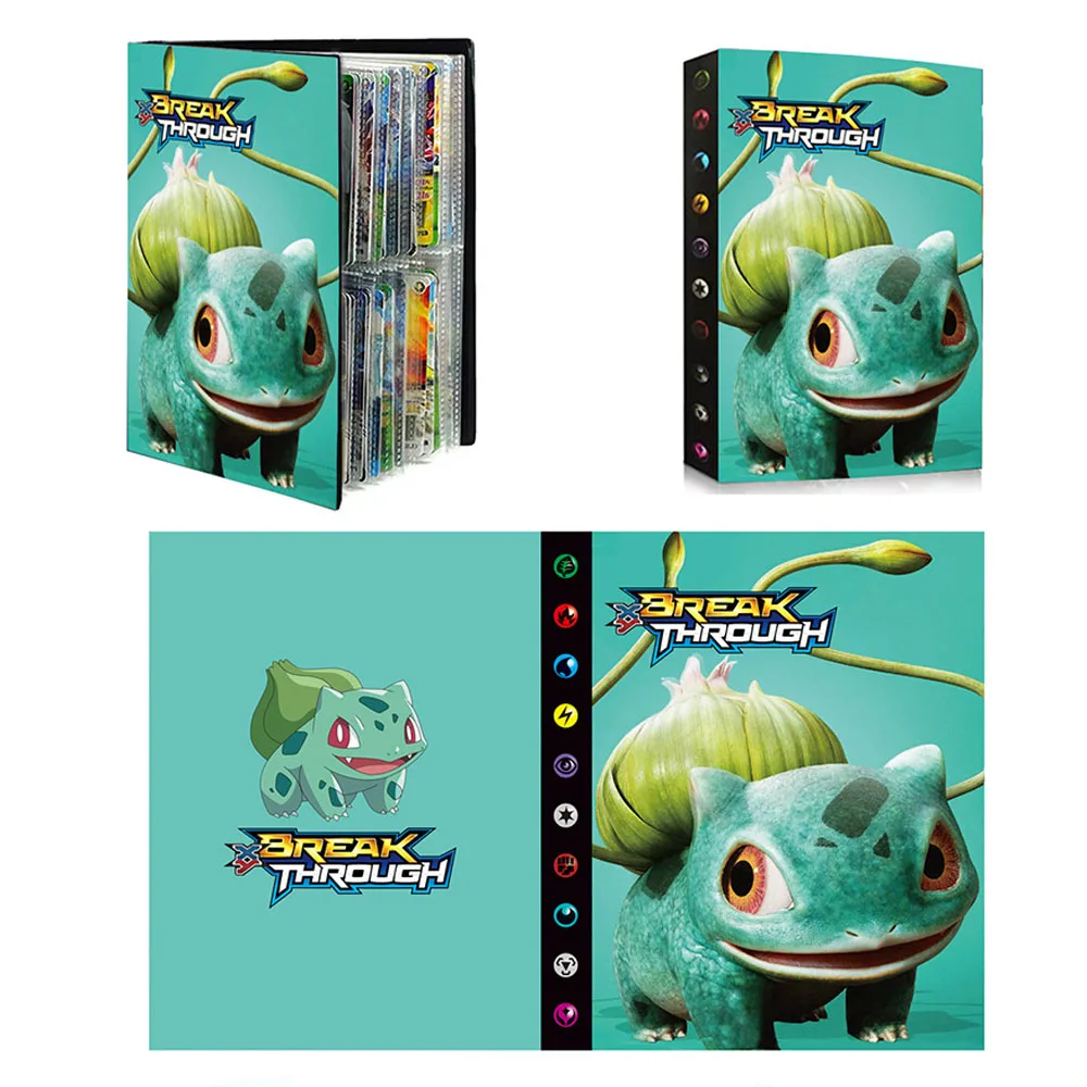 VMAX GX-&aacute;lbum de cartas de Pok&eacute;mon, carpeta de colecci&oacute;n con soporte, libro de dibujos animados de Anime, 2021 Uds., regalo genial, novedad de 240-4