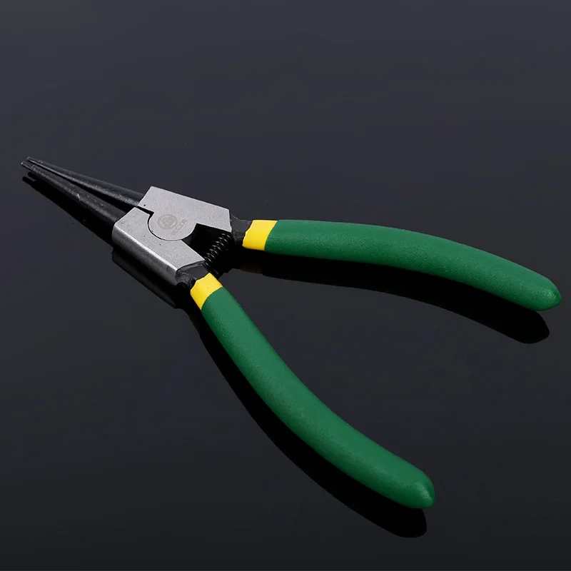 7 стопорных плоскогубцев внешний внутренний прямой изогнутый кольцевой зажим