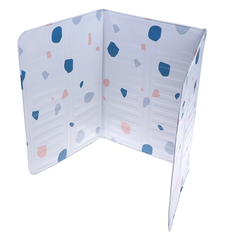 84x39cm Кактус алюминиевый с принтом фольга масляный блок масляный барьер плита готовка анти-брызг масло перегородка теплоизоляция кухонная утварь - Цвет: 84x39cm