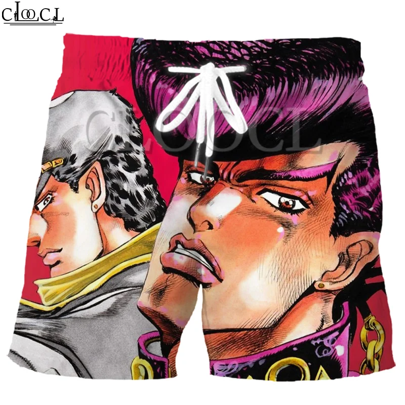 Мужские свободные эластичные спортивные шорты в стиле хип хоп Harajuku с 3D принтом