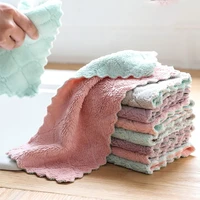 3pcs kitchen towel home absorbent microfiber wipe table rag kitchen towel household goods kitchen towels car dishcloth undefined