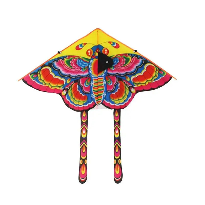 

Children Cartoon Butterfly Kite Outdoor Sports Kids Play Game Black Tail Butterfly Kite Competition Toys 90*50CM