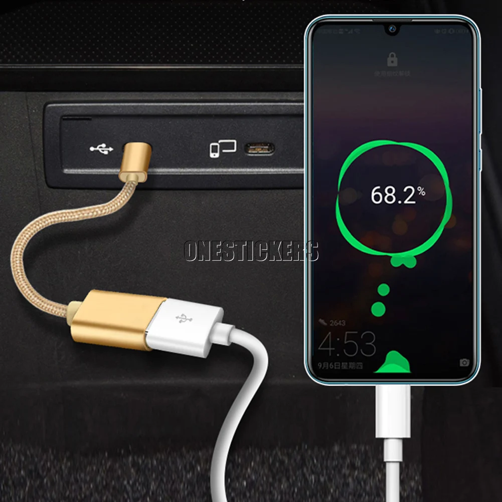 Автомобильные аксессуары USB 3 0 Type C OTG кабель адаптер зарядное устройство