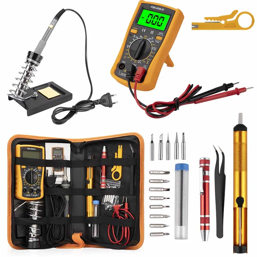 220 V 80 W lcd Электрический паяльник 908 S Регулируемая температура паяльник с качественным паяльником советы и комплекты - Цвет: 60w A