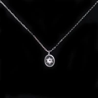 fashion versatile women necklace environmental protection colorless stainless steel pendant female streetwear chain necklace