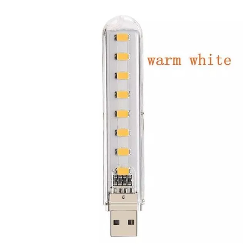 Портативный светодиодный мини светильник 5 в постоянного тока лампа для чтения и