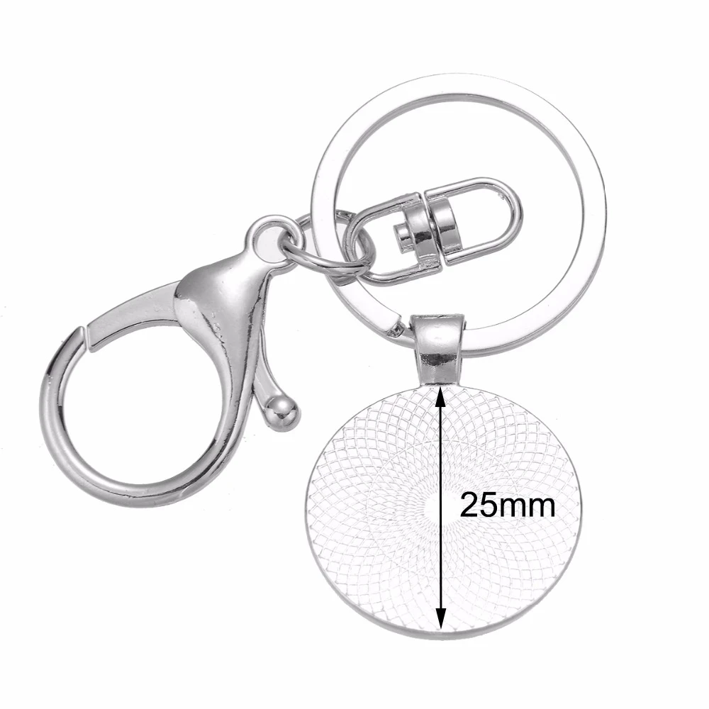 Брелок для ключей мужской трендовый с надписью Dead Inside подвеской-кольцом