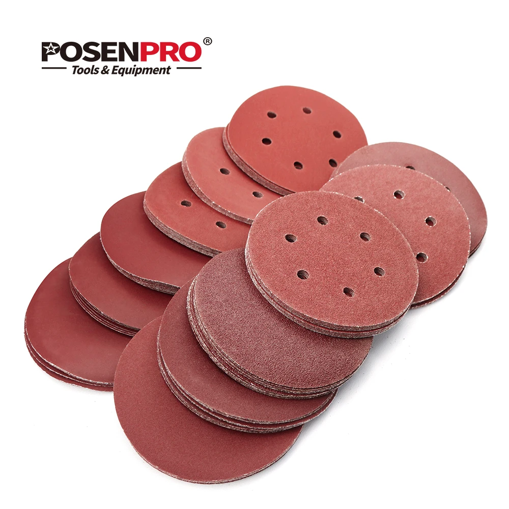 POSENPRO 150 мм 6 дюймов полировальный шлифовальный диск наждачная бумага Ассорти
