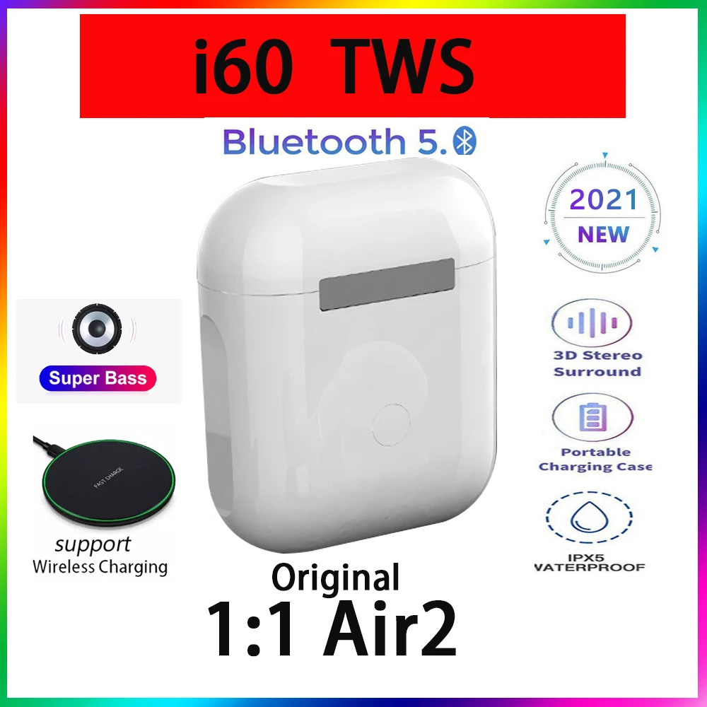 

Original i60 Tws 1:1 GPS Rename Wireless Bluetooth Headsets PK i7 i11 i14 i15 i16 i18 i30 i10 i20 i1000 PLUS PRO i2000 i9000 PRO