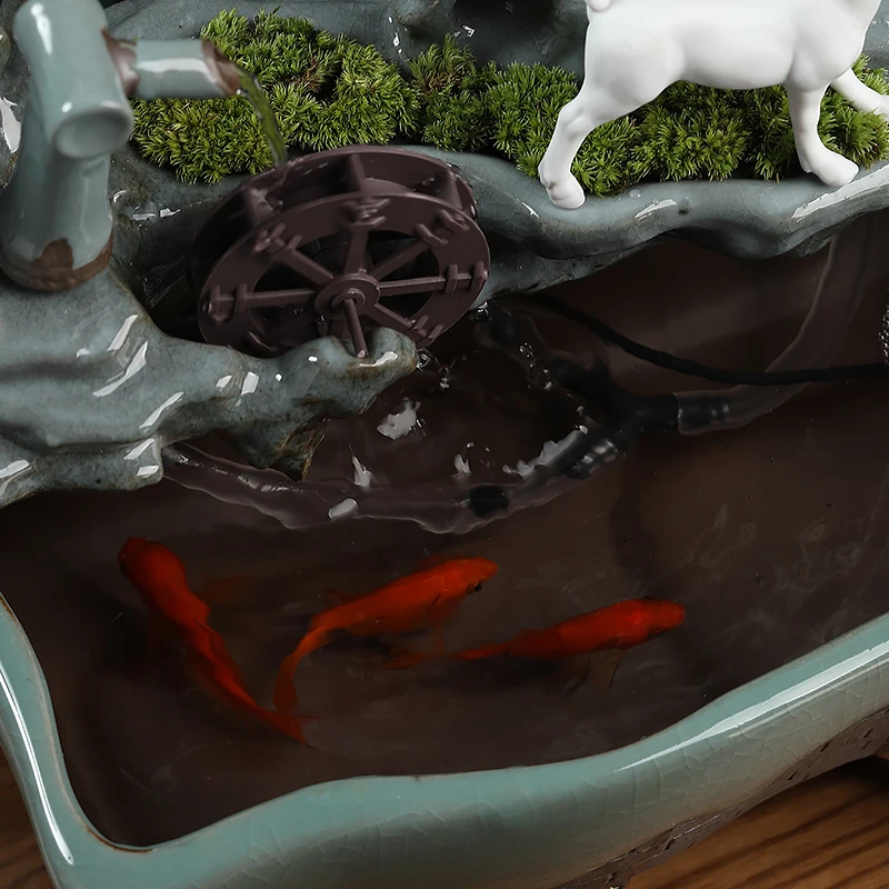 

articles household water exchanger with the ceramics atomizing humidifier moved into the gift to send friends