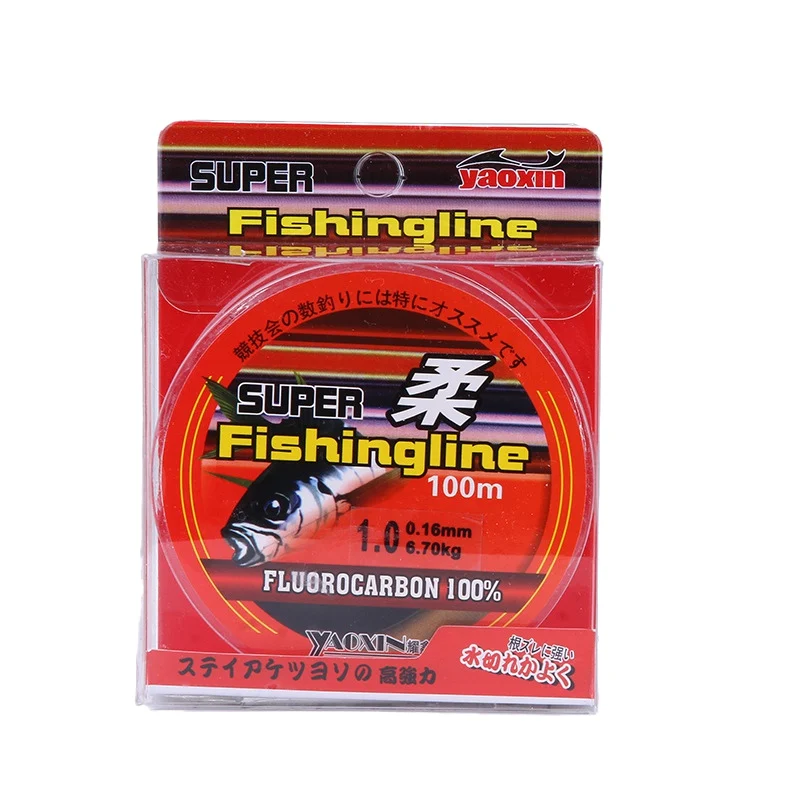 100M Fishing Lines 100% Non Transparent Nylon Fluorocarbon Wire  Super Strong Tackle Non-Linen Multifilament
