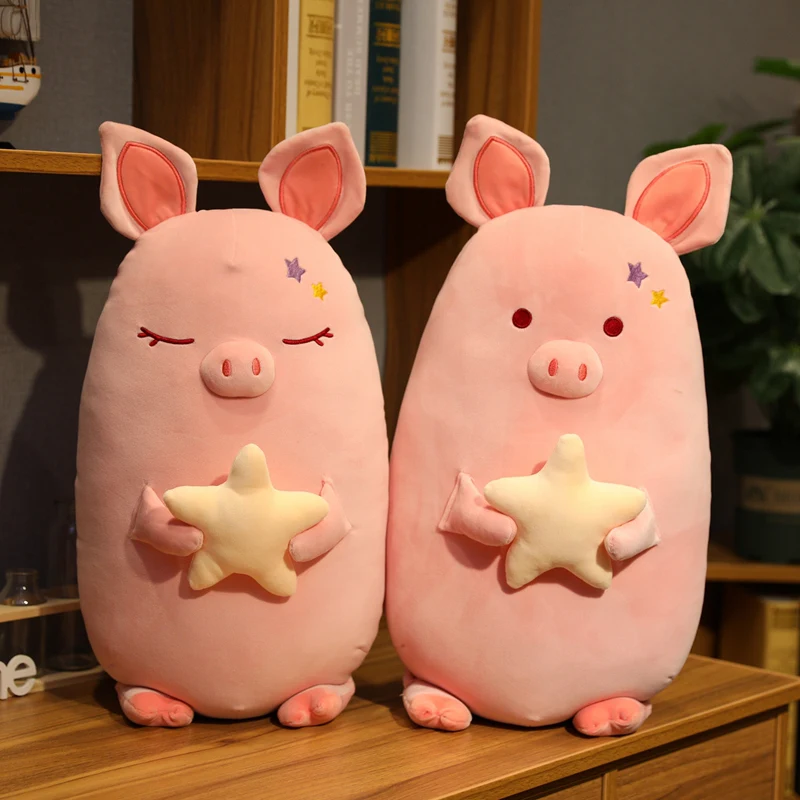 

45-80cm Cute Pig Plush Toys Stuffed Lovely Piggy Doll Soft Animals Pillow Cushion for Kids Girls Children Baby Birthday Gifts