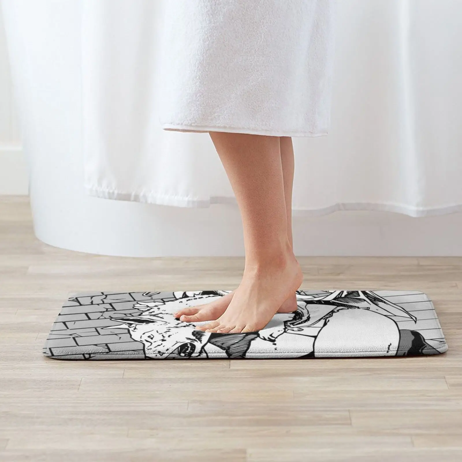 Игра Jinrou: Crazy Fox Аниме Манга искусственный коврик подушка мягкий девушки игры Jinrou