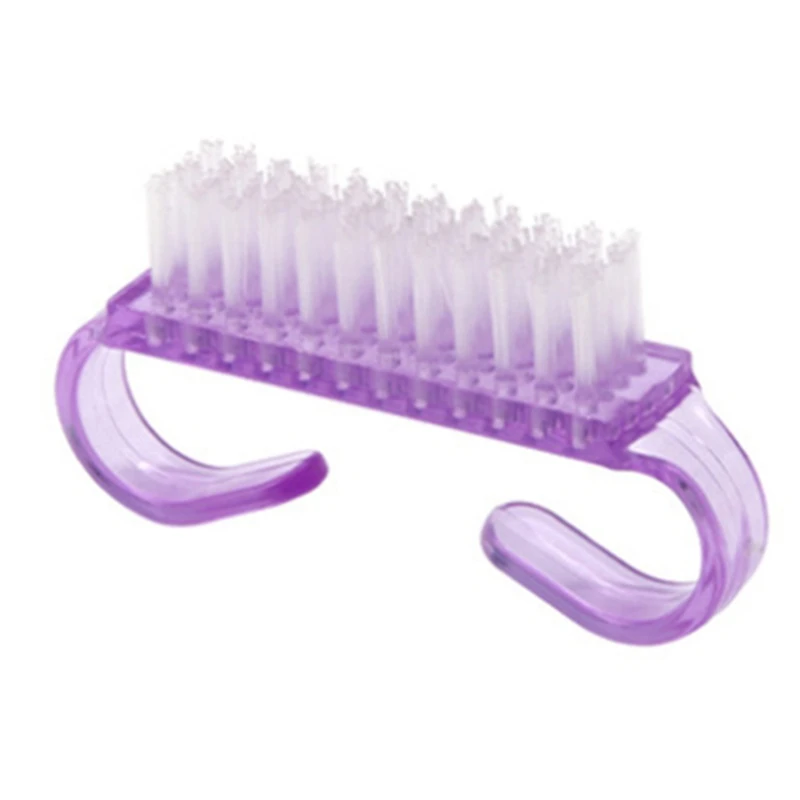 

Nail Art Plastic Cleaning Brush Finger Care Dust Clean Handle 100Pcs