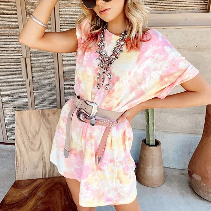 Элегантное модное прямое платье-труба с круглым вырезом свободное короткое