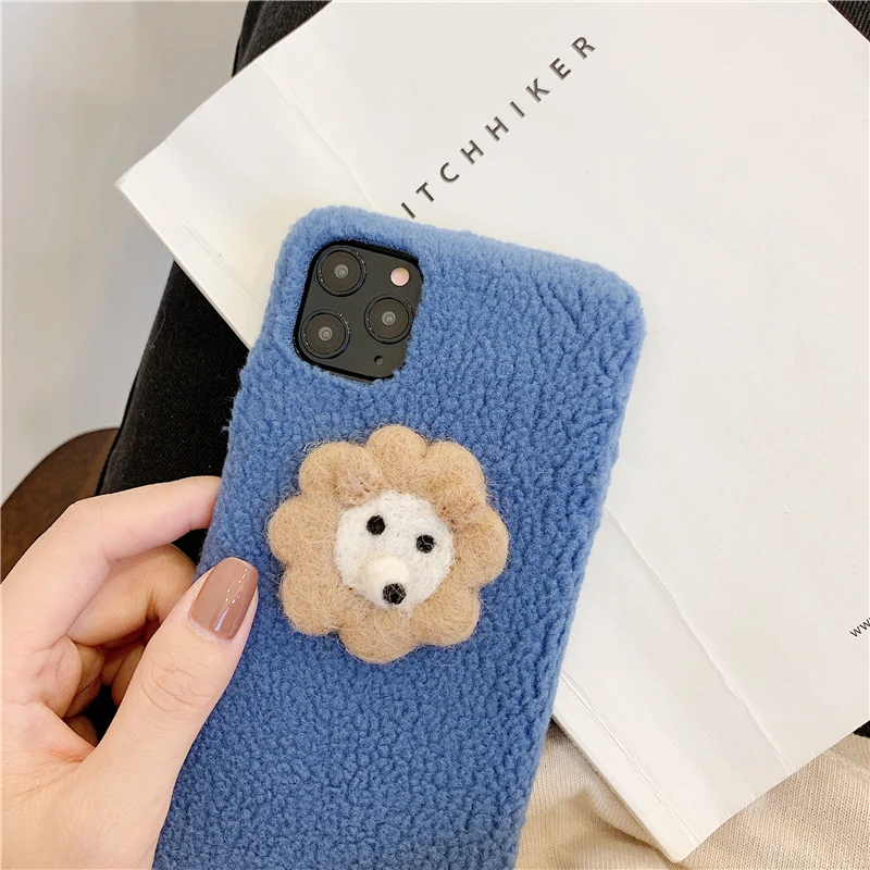 KISSCASE пушистый милый чехол для iPhone 11 Pro Max X XR Xs TPU телефона Xr 8 7 6 6s Plus оболочка |