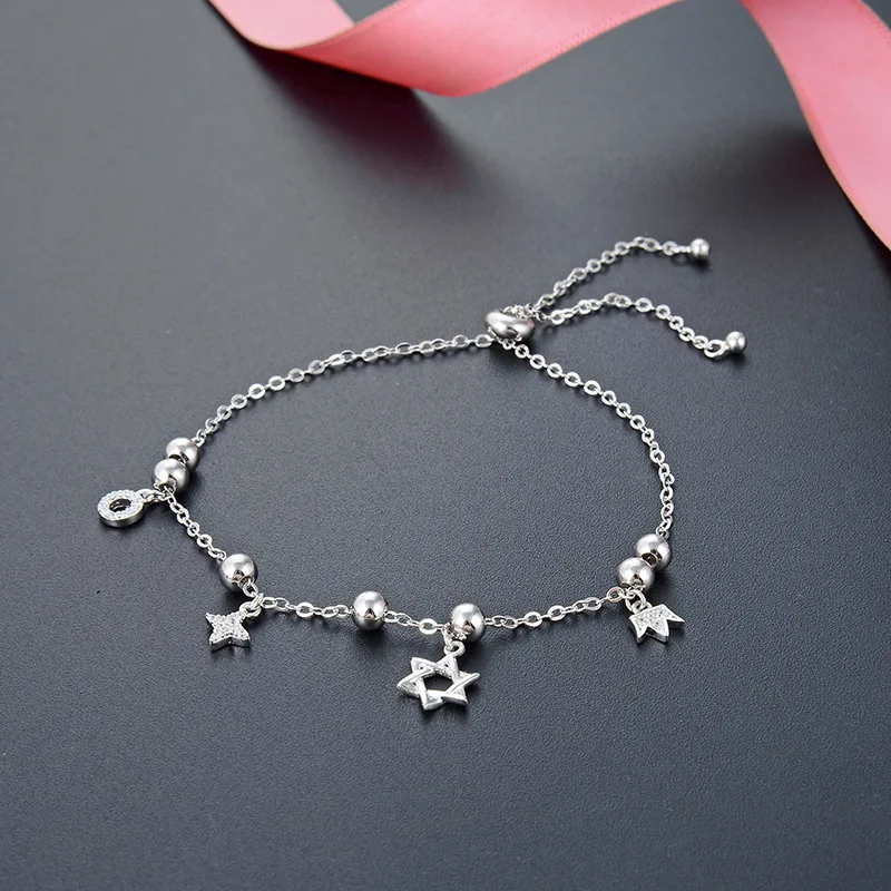 

Fashion Bracelet For Women Genuine 925 Sterling Silver Bracelet Jewelry Accessories Anniversary Gift For Lady Party Decoration