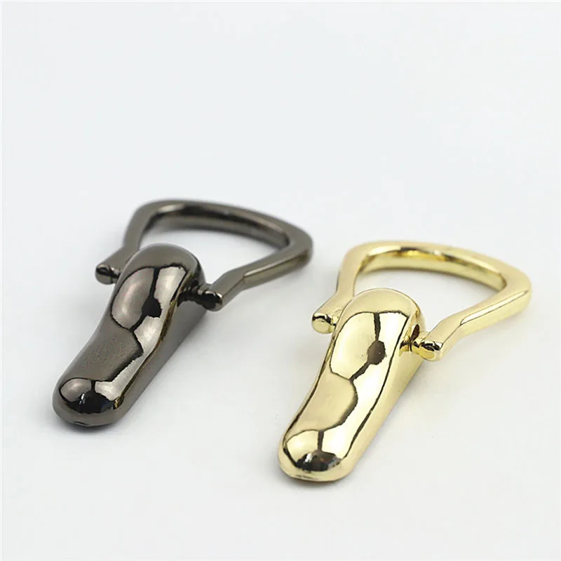 20pcs 21mm D Ring Hook Bag Side Clip Metal Screw Buckle DIY Bag Strap Hanging Ring Buckles Chain Screws Clasp Accessories