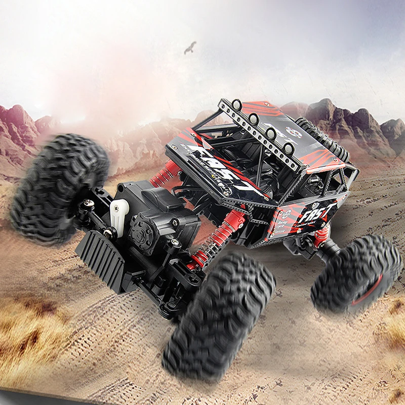 1:18 4WD RC автомобиль Высокая скорость грузовик внедорожник 2 4G Радиоуправляемая
