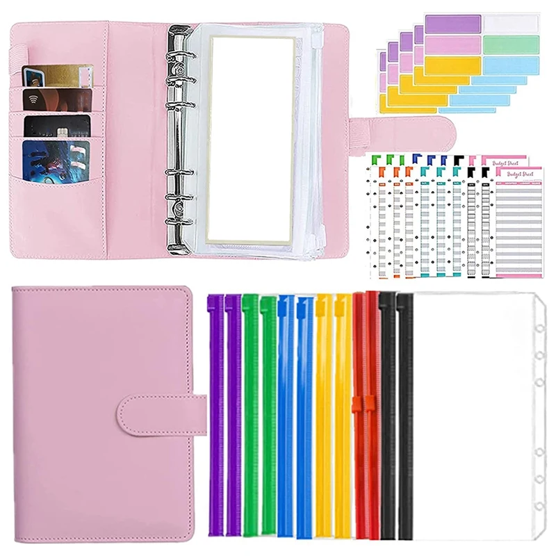 

Папка для денег с конвертами на молнии, A6