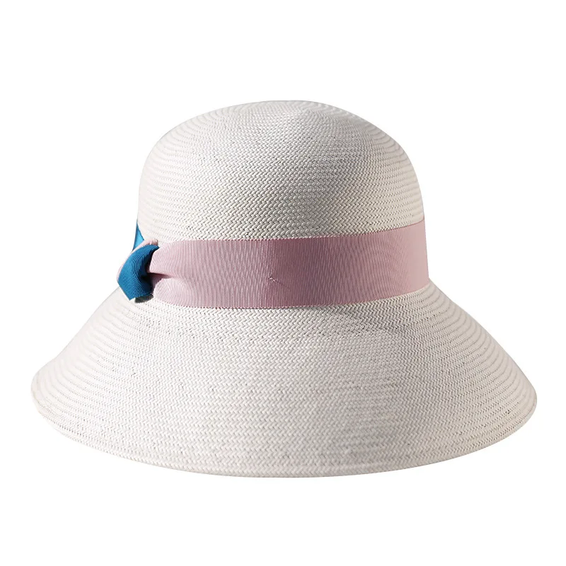 

Spring and Autumn 2021 new lady sun hat Japanese papyrus sun protection beach fisherman hat travel vacation sun shade lady hat