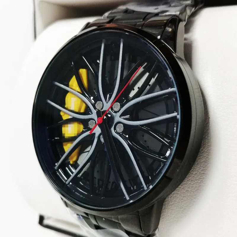 NIBOSI креативные автомобильные часы водонепроницаемые для создания обода ступицы