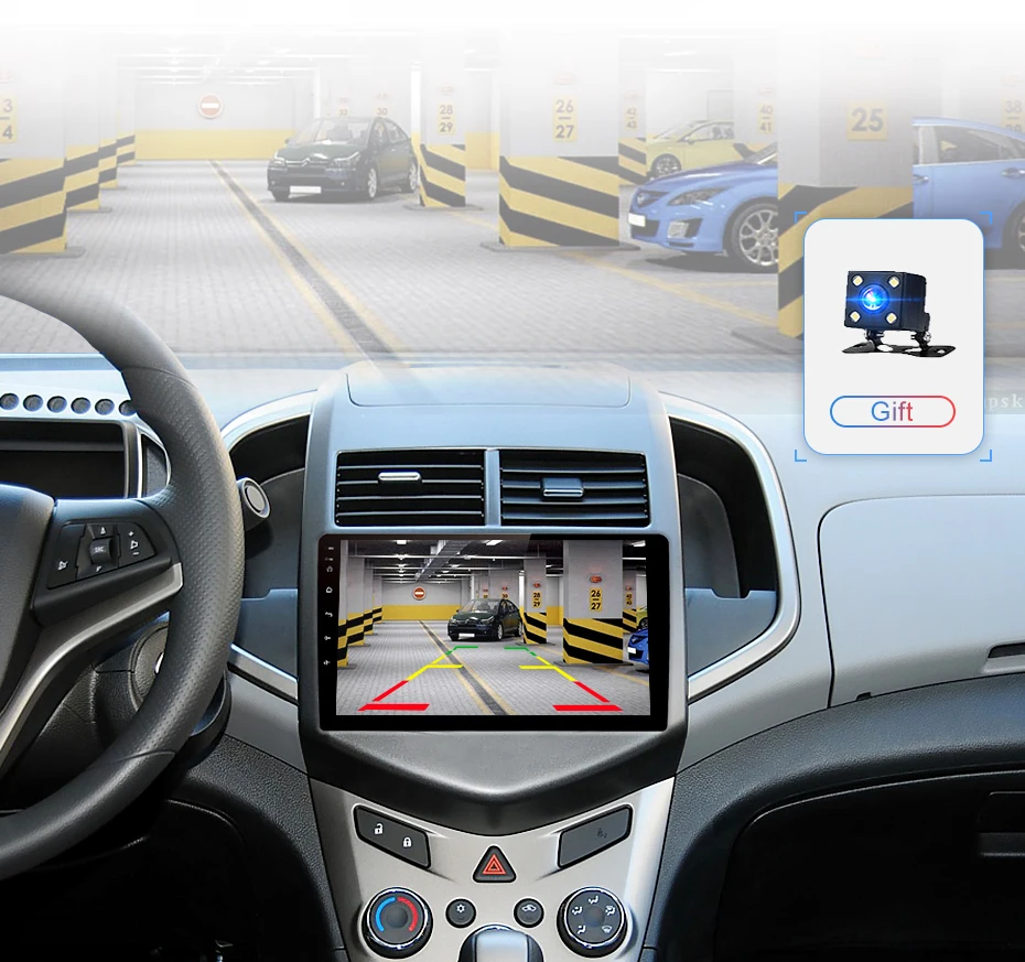 AWESAFE для Chevrolet Aveo 2011- автомобильный Радио Мультимедиа Видео плеер gps навигация Нет 2 din 2din DVD Android 8,1 2 ГБ+ 32 ГБ