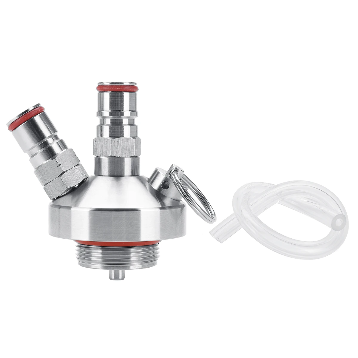 

HOT 304 Stainless Steel Mini Keg Tap Dispenser with 11.8'' beer hose for Mini Craft Beer Growler Homebrew Spear 2/3.6/4/5/10L