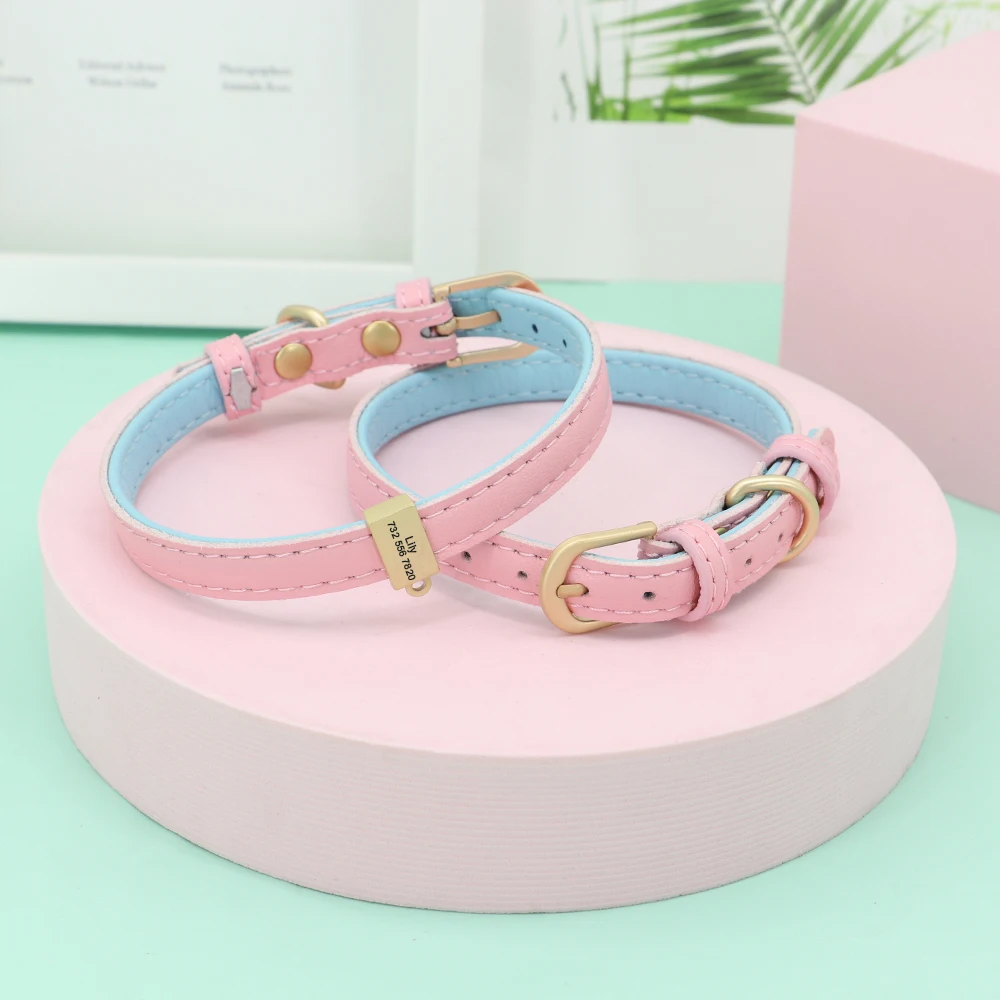 Ошейник для собак с бесплатной гравировкой персонализированный ошейник