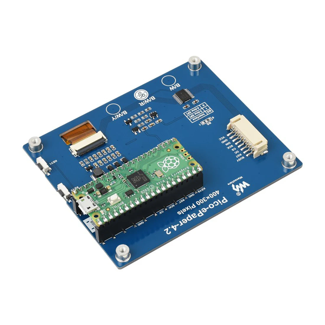 Дисплейный модуль E-Ink 4 2 дюйма (B) для Raspberry Pi Pico 400 × 300 красный/черный/белый